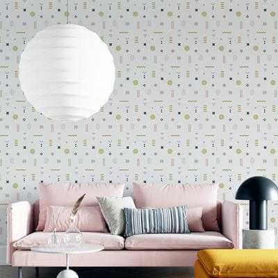 Papel de Parede Adesivo Geométrico N353 - Papel na Parede