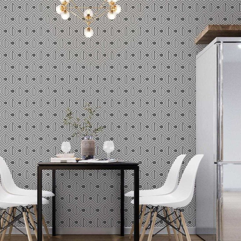 Papel de Parede Adesivo Geométrico N4202 - Papel na Parede