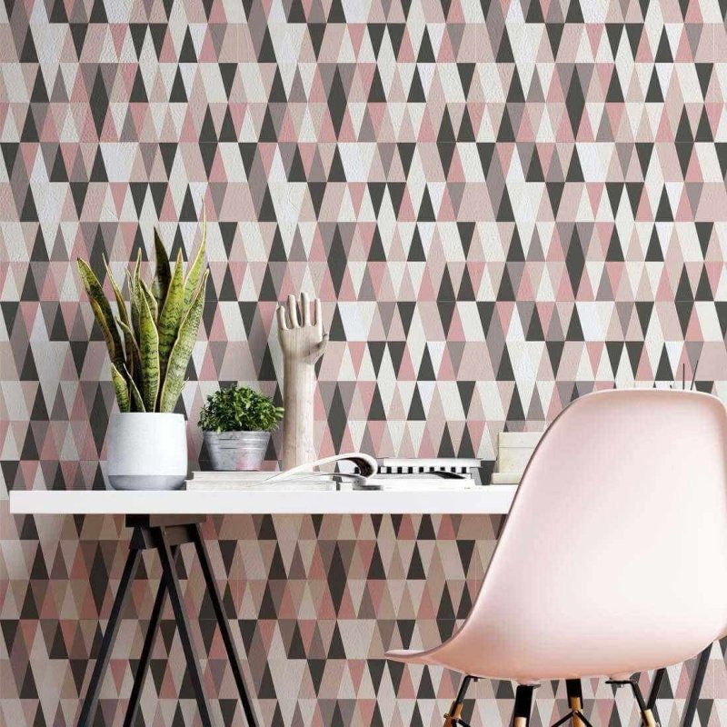 Papel de Parede Adesivo Geométrico N4585 - Papel na Parede