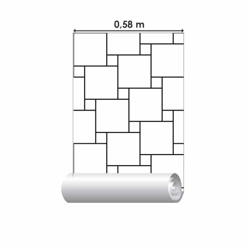 Papel de Parede Adesivo Geométrico N53 - Papel na Parede
