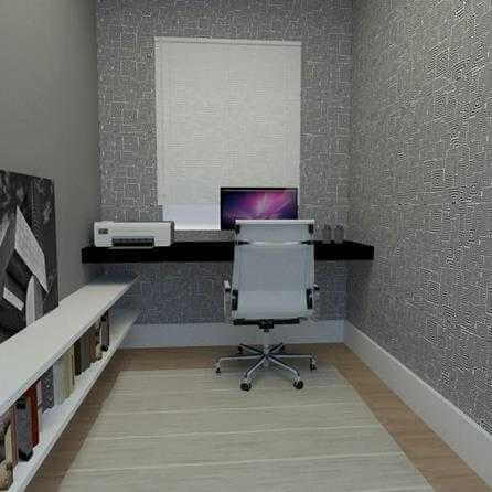 Papel de Parede Adesivo Geometrico Preto e Branco 1156 - Papel na Parede