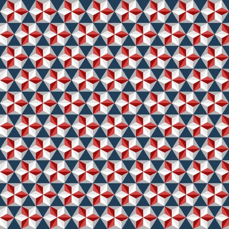 Papel de Parede Adesivo Geométrico Retrô Losangos N04102 - Papel na Parede