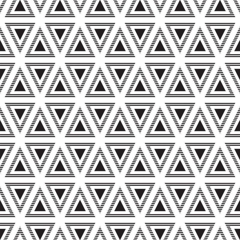 Papel de Parede Adesivo Geométrico Tringulos Listras N018029 - Papel na Parede