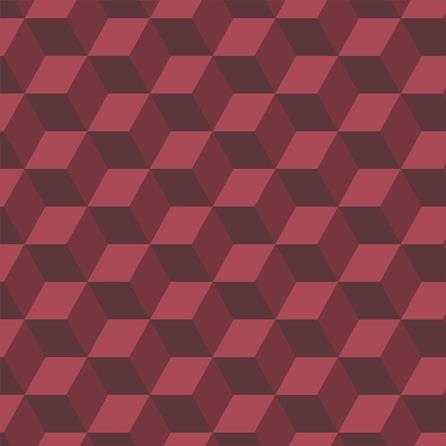 Papel de Parede Adesivo Geometrico Vermelho 3d 2576779 - Papel na Parede