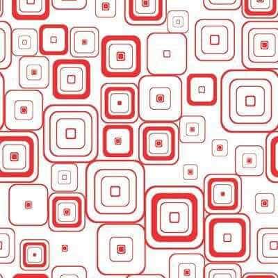 Papel de Parede Adesivo Geométrico Vermelho 846 - Papel na Parede
