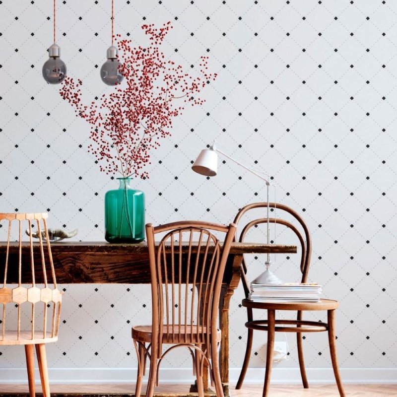 Papel de Parede Adesivo Geométrico Xadrez Losangos N012035 - Papel na Parede