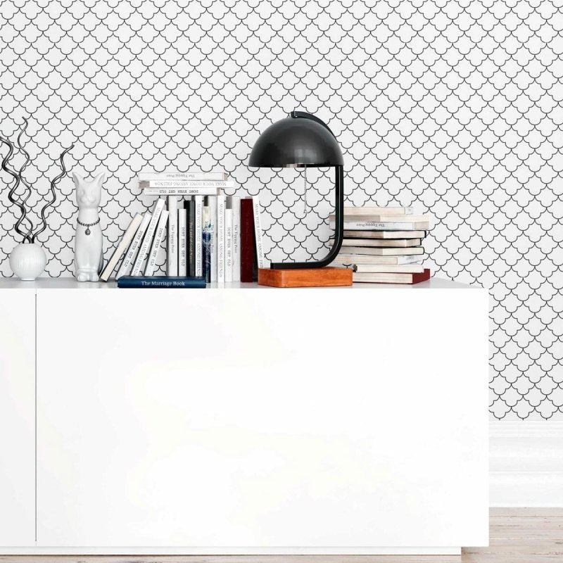 Papel de Parede Adesivo Grade Ornamental N09100 - Papel na Parede