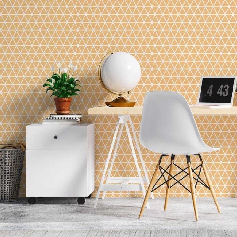 Papel de Parede Adesivo Grafismo Triângulos N06288 - Papel na Parede