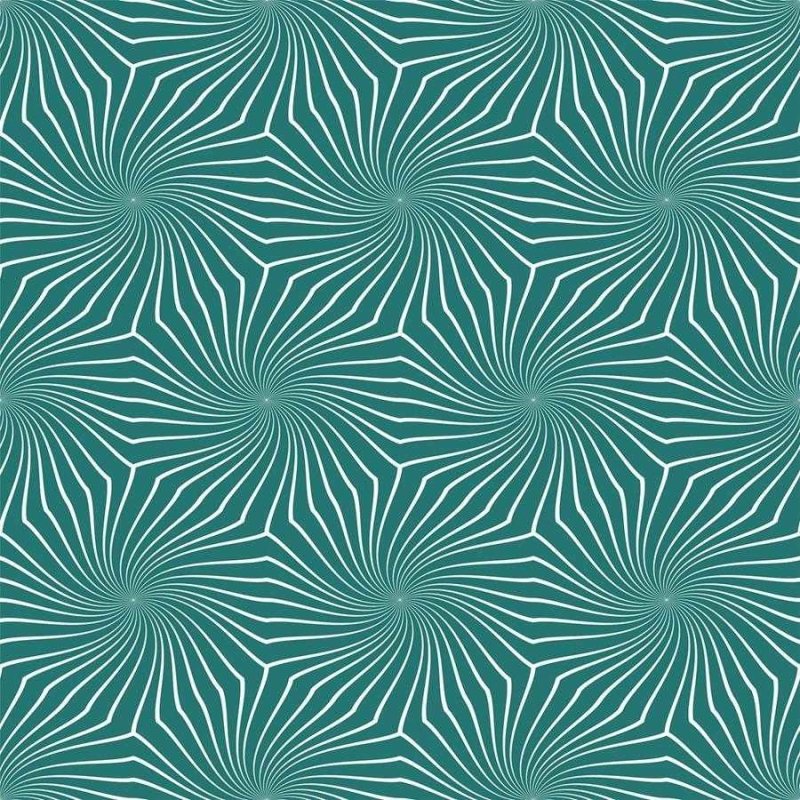 Papel de Parede Adesivo Grafismo Verde água N06054 - Papel na Parede