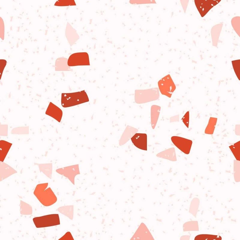 Papel de Parede Adesivo Granilite Branco Vermelho e Laranja N07120 - Papel na Parede