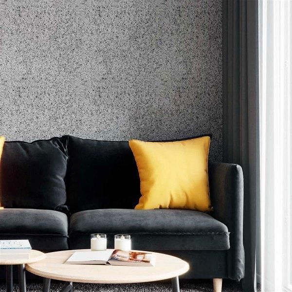 Papel de Parede Adesivo Granilite Cinza N09088 - Papel na Parede