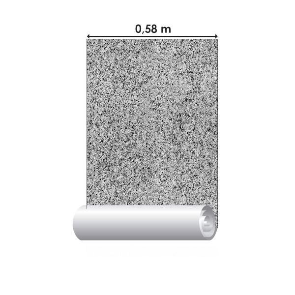 Papel de Parede Adesivo Granilite Cinza N09088 - Papel na Parede