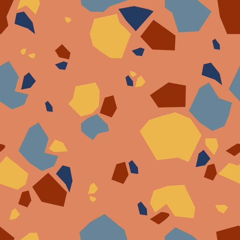 Papel de Parede Adesivo Granilite Moderno Grande Laranja N07111 - Papel na Parede