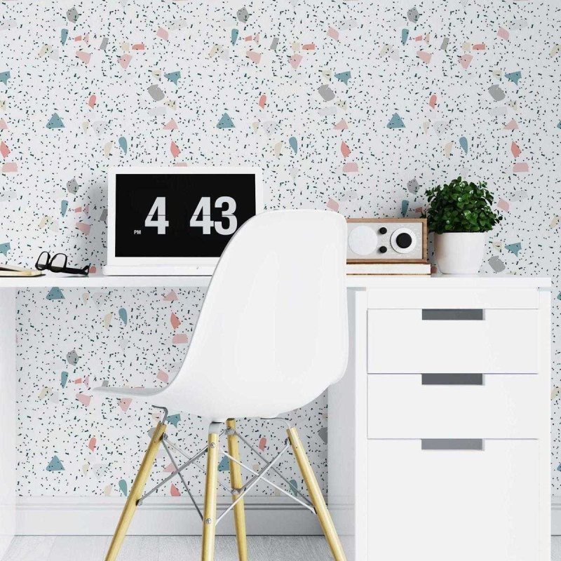 Papel de Parede Adesivo Granilite Pequeno Colorido N07128 - Papel na Parede