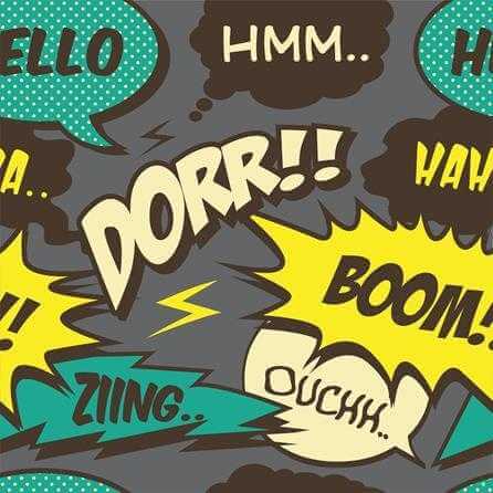 Papel de Parede Adesivo História em Quadrinho Super Herói Gibi Infantil 274261154 - Papel na Parede