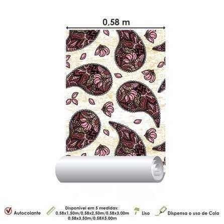 Papel de Parede Adesivo Indiano 287228636 - Papel na Parede