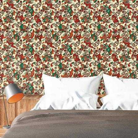 Papel de Parede Adesivo Indiano 901 - Papel na Parede