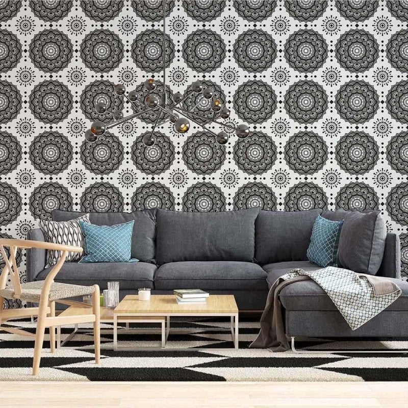 Papel de Parede Adesivo Indiano N02227 - Papel na Parede