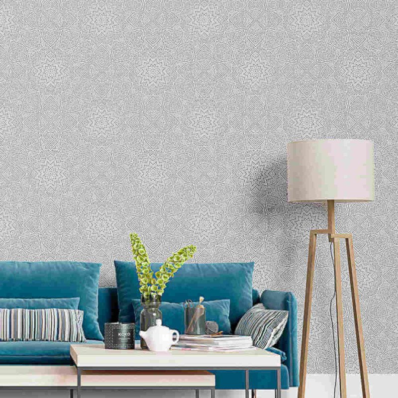 Papel de Parede Adesivo Indiano N205451 - Papel na Parede