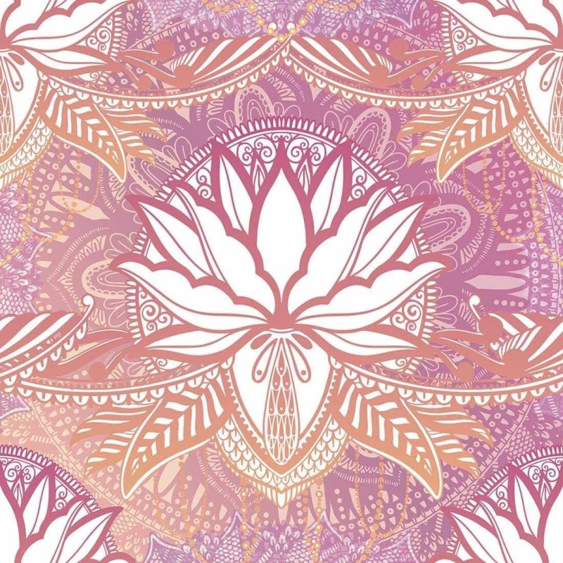 Papel de Parede Adesivo Indiano N253C - Papel na Parede