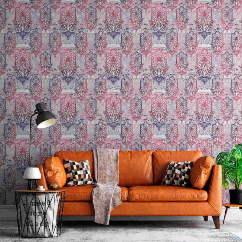 Papel de Parede Adesivo Indiano N253D - Papel na Parede