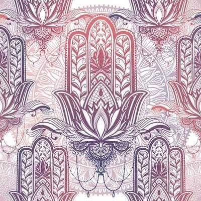 Papel de Parede Adesivo Indiano N253D - Papel na Parede