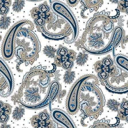 Papel de Parede Adesivo Indiano Salmouras Azul 536539102 - Papel na Parede