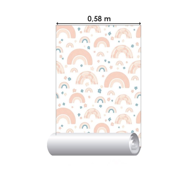 Papel de Parede Adesivo Infantil Arco Iris N017103 - Papel na Parede