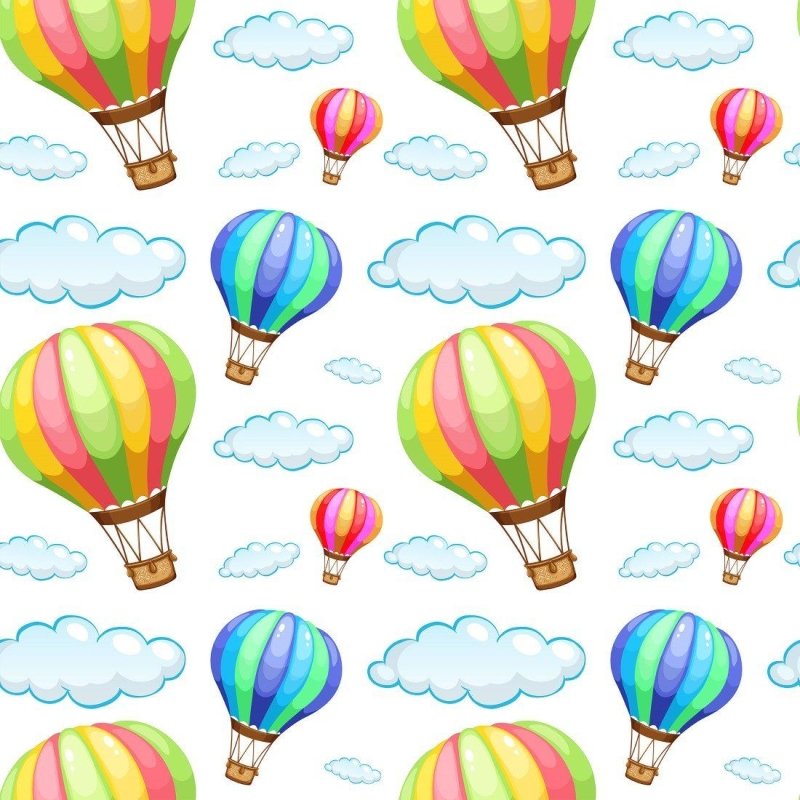 Papel de Parede Adesivo infantil balões N014141 - Papel na Parede