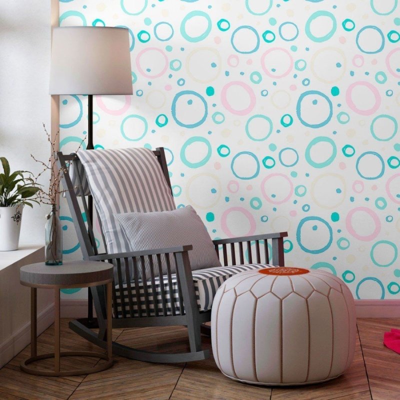 Papel de Parede Adesivo Infantil Bolhinhas N013229 - Papel na Parede