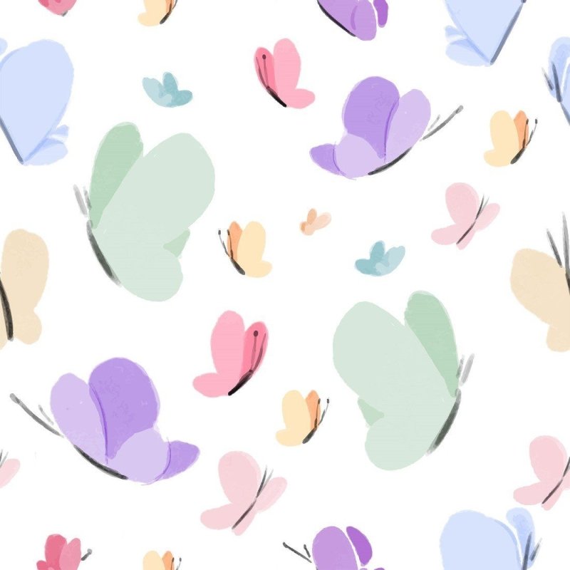 Papel de Parede Adesivo Infantil Borboletas N014021 - Papel na Parede