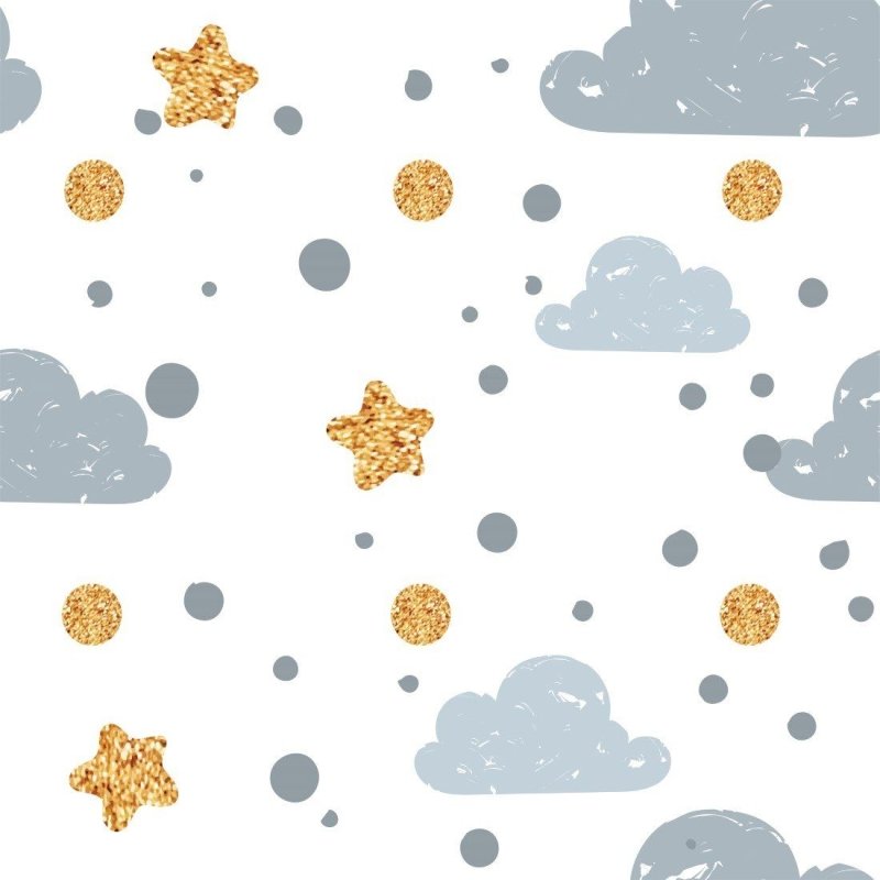Papel de Parede Adesivo Infantil Céu Estrelado N013201 - Papel na Parede