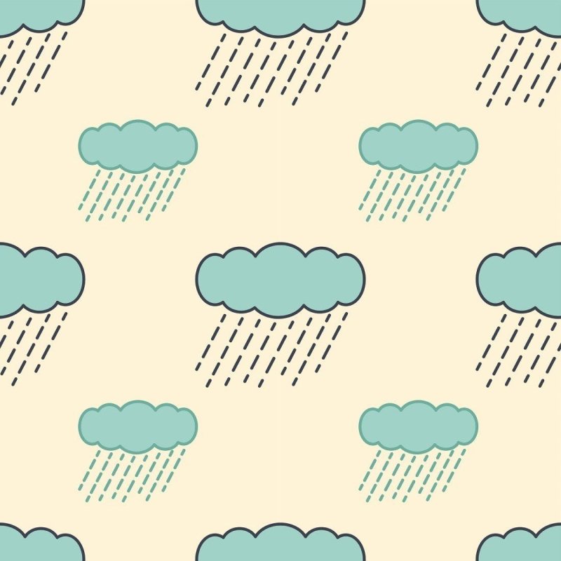 Papel de Parede Adesivo Infantil Chuva N013171 - Papel na Parede