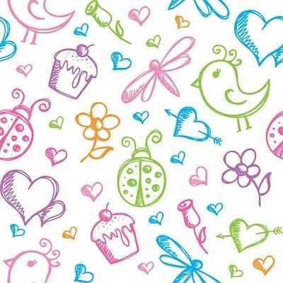 Papel de Parede Adesivo Infantil Colorido 134173695 - Papel na Parede