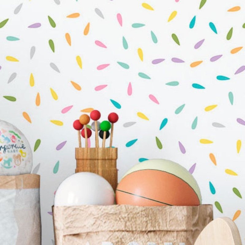 Papel de Parede Adesivo Infantil Colorido N016046 - Papel na Parede