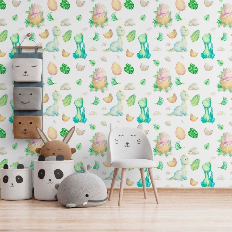 Papel de Parede Adesivo Infantil Dinossauros N014039 - Papel na Parede