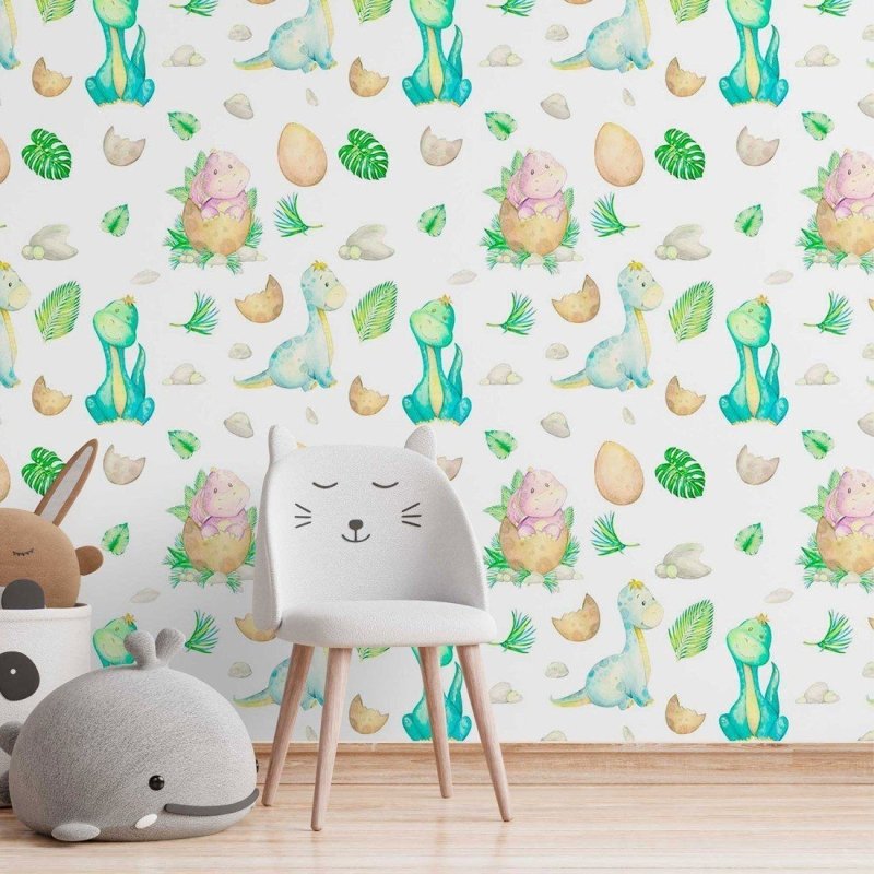 Papel de Parede Adesivo Infantil Dinossauros N014039 - Papel na Parede