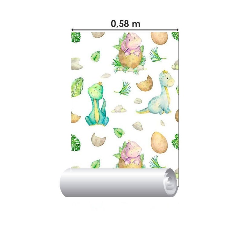 Papel de Parede Adesivo Infantil Dinossauros N014039 - Papel na Parede
