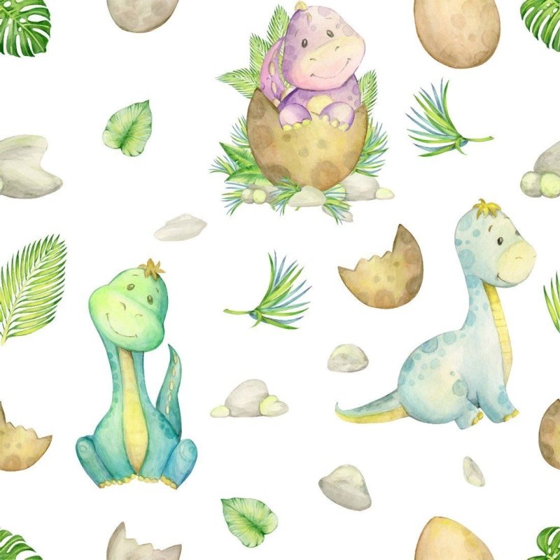 Papel de Parede Adesivo Infantil Dinossauros N014039 - Papel na Parede