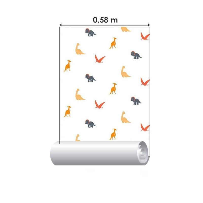 Papel de Parede Adesivo infantil Dinossauros N014137 - Papel na Parede