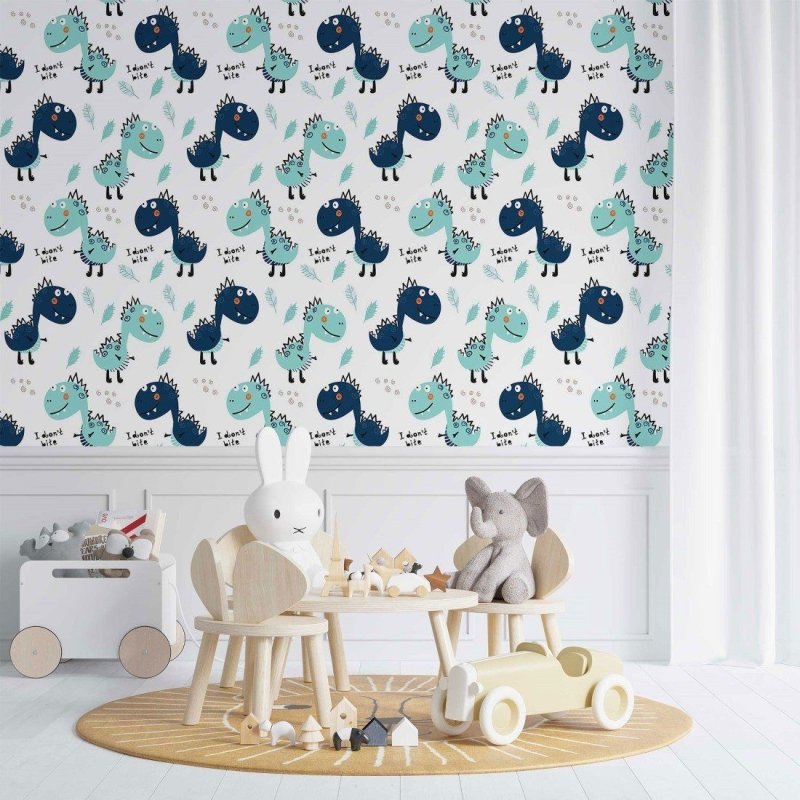 Papel de Parede Adesivo infantil Dinossauros N014155 - Papel na Parede
