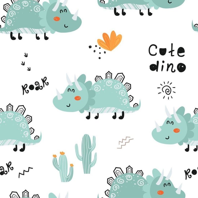 Papel de Parede Adesivo infantil Dinossauros N014160 - Papel na Parede