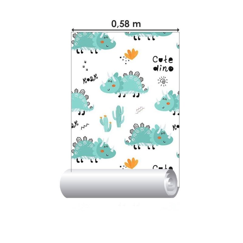 Papel de Parede Adesivo infantil Dinossauros N014160 - Papel na Parede