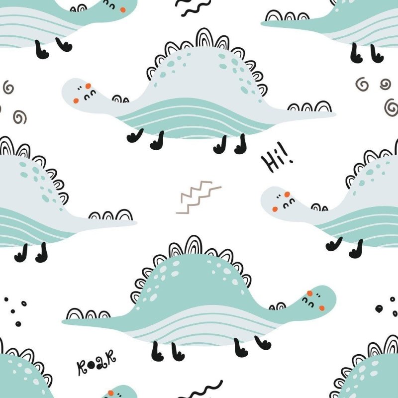 Papel de Parede Adesivo infantil Dinossauros N014162 - Papel na Parede