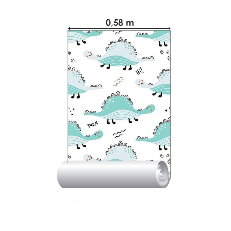 Papel de Parede Adesivo infantil Dinossauros N014162 - Papel na Parede