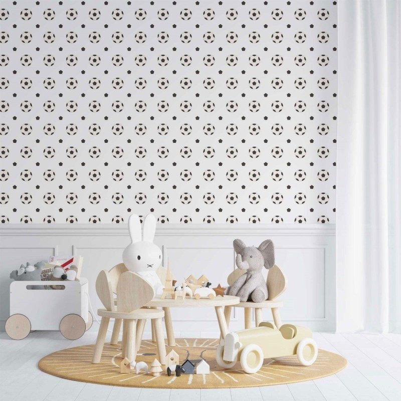 Papel de Parede Adesivo infantil futebol N014135 - Papel na Parede