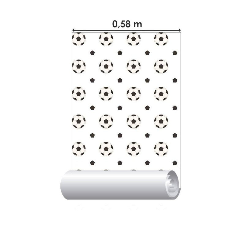 Papel de Parede Adesivo infantil futebol N014135 - Papel na Parede