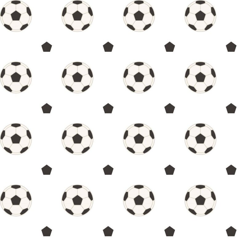 Papel de Parede Adesivo infantil futebol N014135 - Papel na Parede