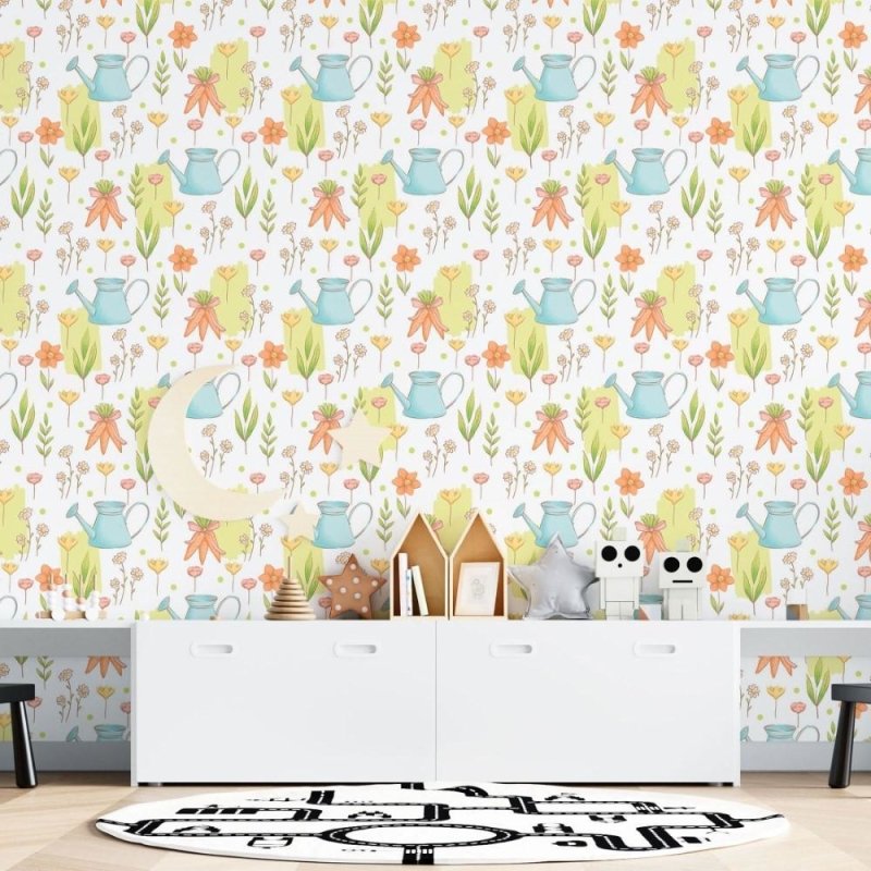 Papel de Parede Adesivo Infantil Jardim N015031 - Papel na Parede