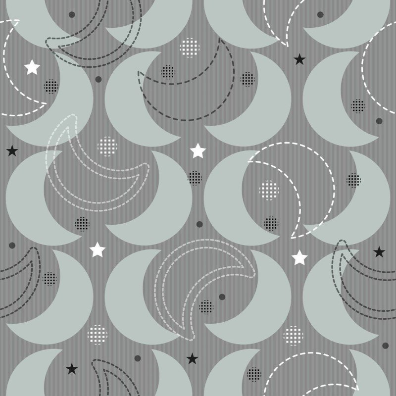 Papel de Parede Adesivo infantil lua N014136 - Papel na Parede